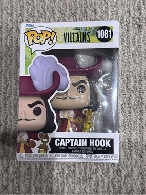 Funko Pop! Disney Villains Captain Hook - Red, Purple, White